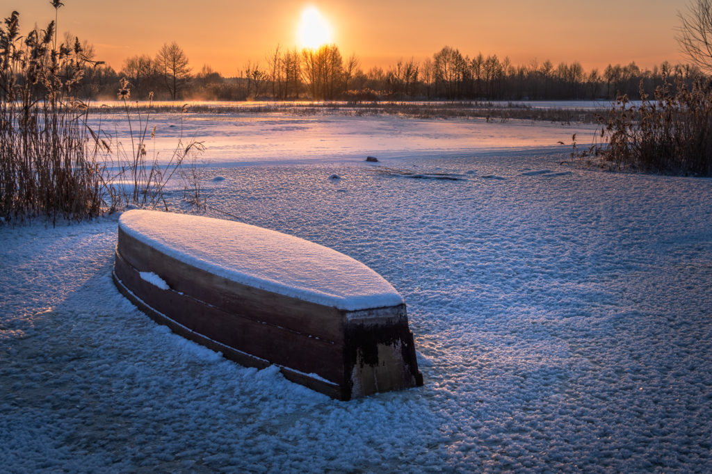 Рассвет на реке Воронеж Sony α3500 18-50 mm